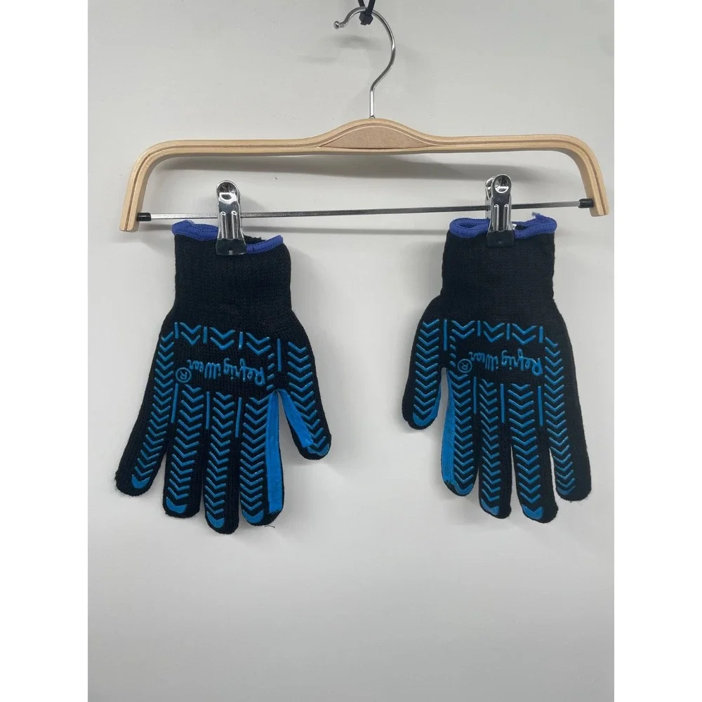 RefrigiWear 509M Dual Layer Unisex M Black Herringbone Grip Work Gloves‎ NWOT